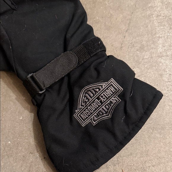 Harley-Davidson Black Riding Gloves - Picture 1 of 2